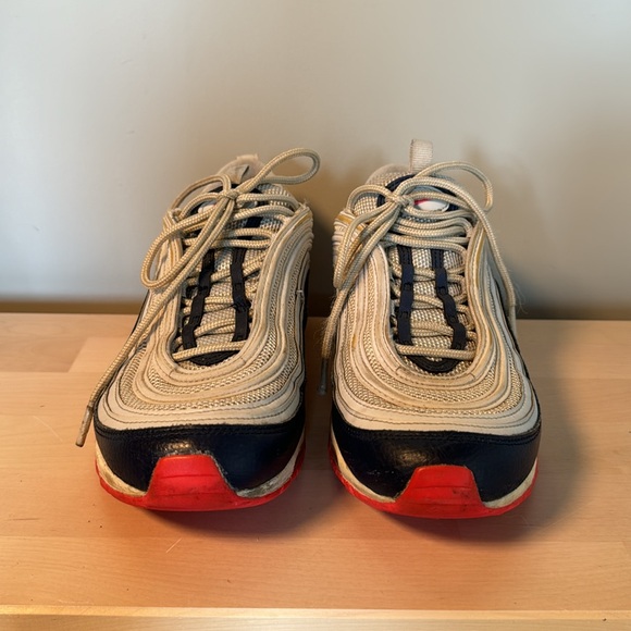 Nike Air Max 97 Midnight Navy Racer Pink Laser Orange Women’s Size 8 - Picture 3 of 6